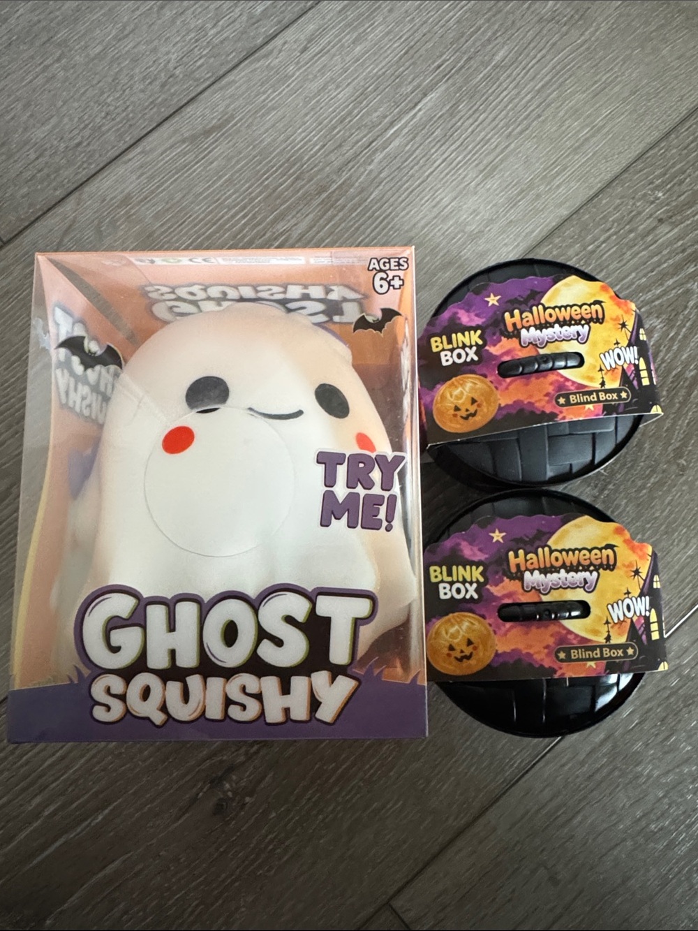 Halloween Squishy Bundle - Jumbo ghost + 2 halloween mystery dumplings